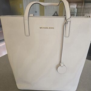 Michael Kors Light Pink Hayley Top Zip Tote Bag